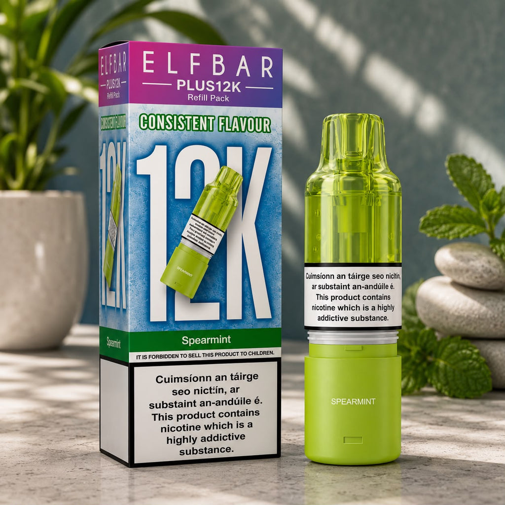 Elf Bar Elfplus 12000 Puff Prefilled Replacement Pods / Refills– Pack of 5
