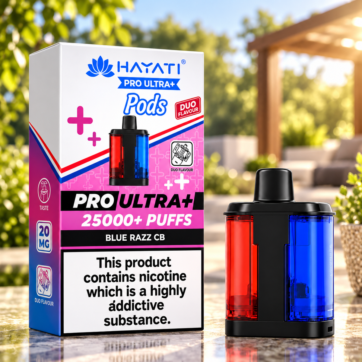 Hayati Pro Ultra Plus 25000 Puff 20mg Prefilled Replacement Pods – Pack of 5