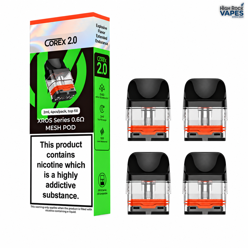 Vaporesso XROS Corex 2.0 Replacement Pods – 4-Pack Cartridges