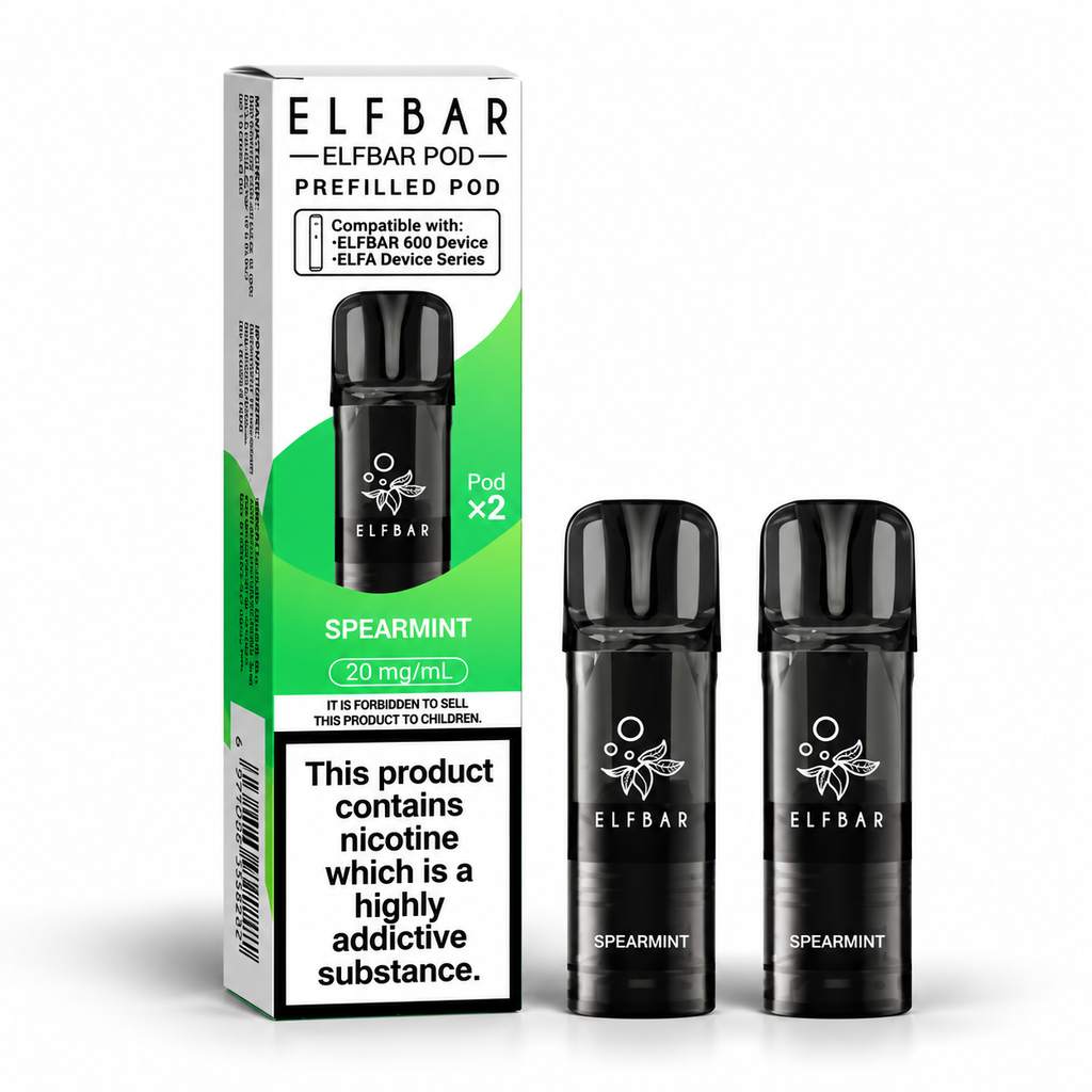 Elf Bar 600 2ml Prefilled Replacement Vape Pods – Bulk Case of 10