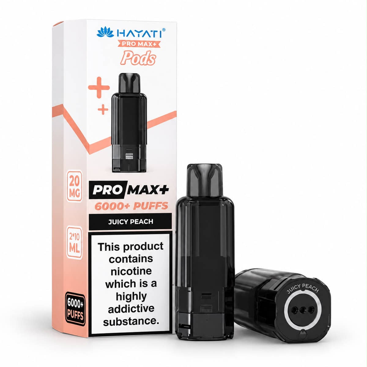 Hayati Pro Max Plus 6000 Puff Pods / Refills  – Pack of 5