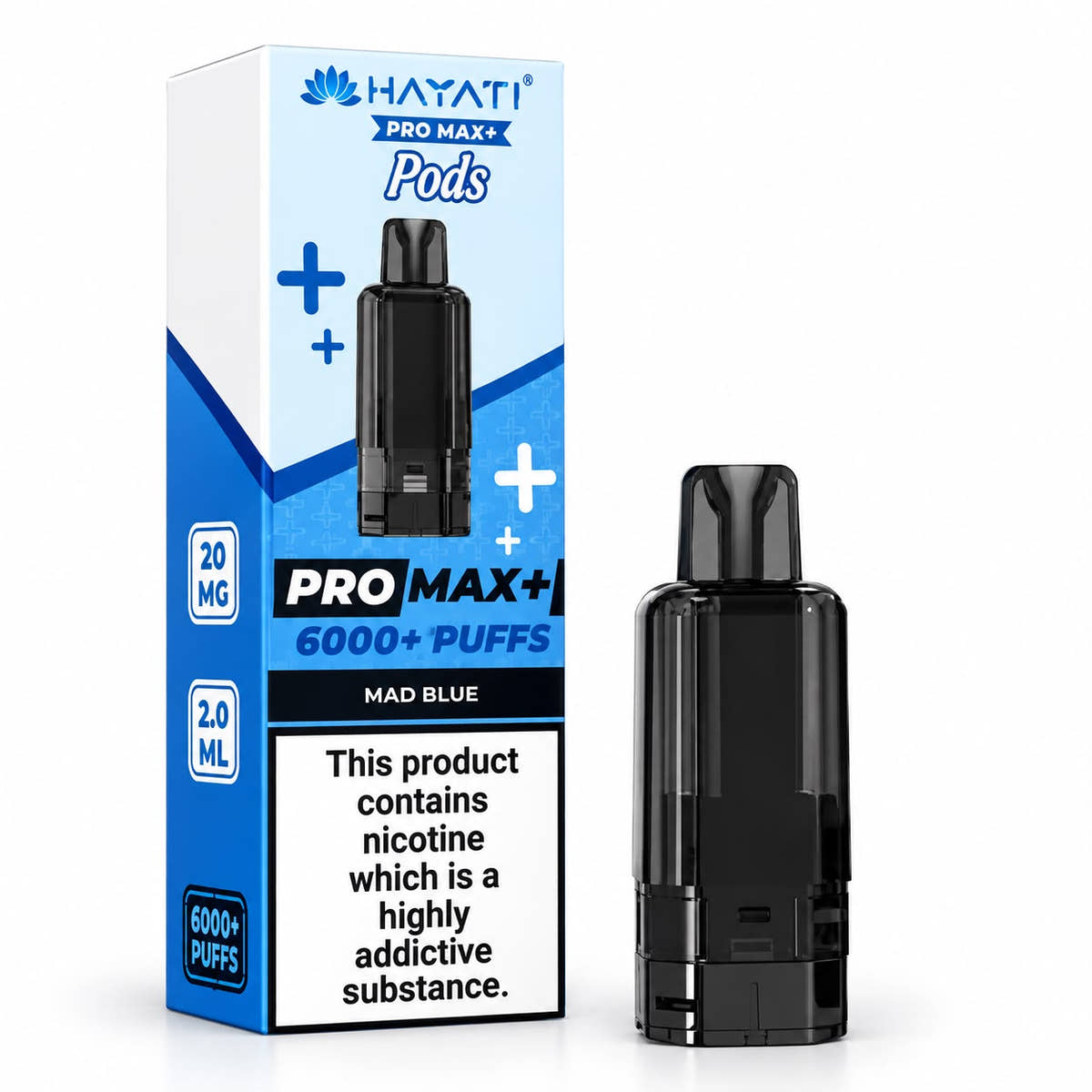Hayati Pro Max Plus 6000 Puff Pods / Refills  – Pack of 5