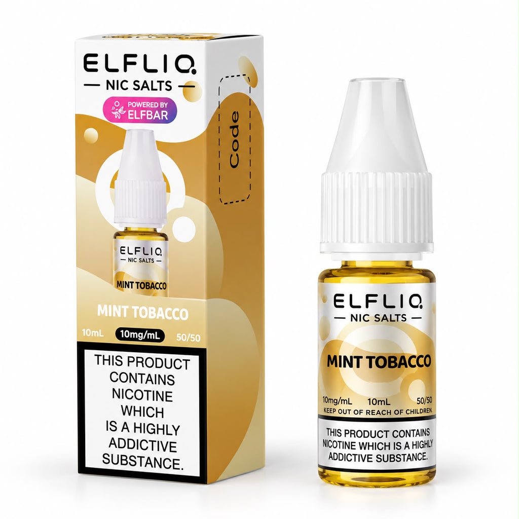 Elf Bar Elfliq Nicotine Salt 10ml E-Liquid – Case of 10 Bottles