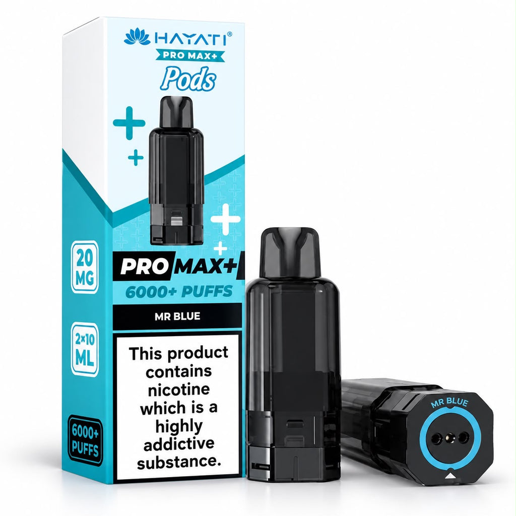Hayati Pro Max Plus 6000 Puff Pods / Refills  – Pack of 5