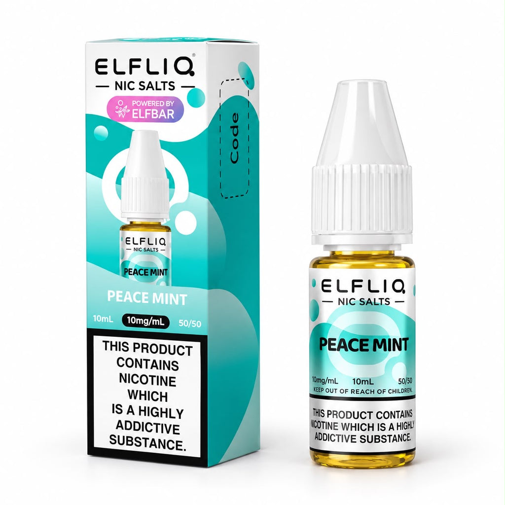 Elf Bar Elfliq Nicotine Salt 10ml E-Liquid – Case of 10 Bottles
