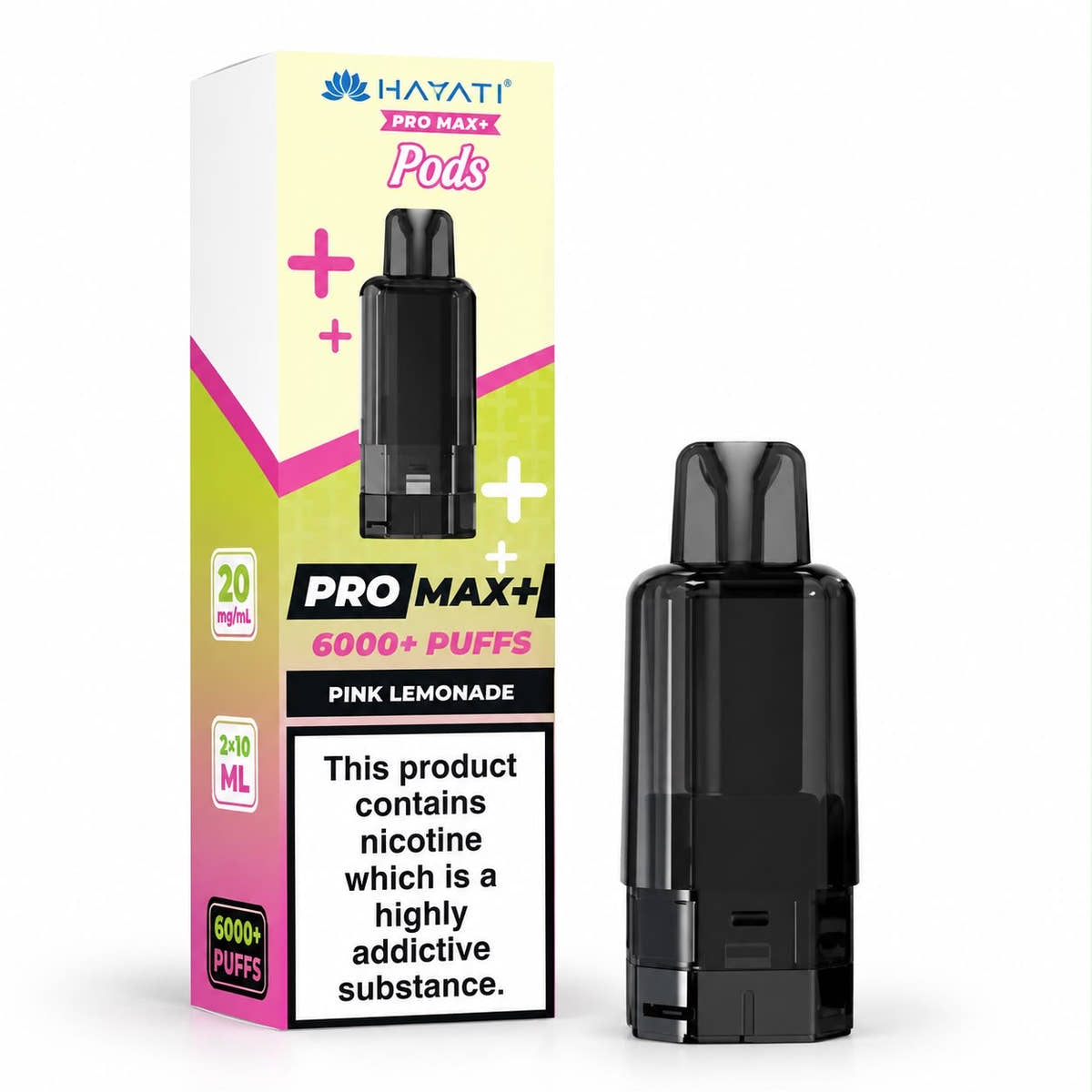 Hayati Pro Max Plus 6000 Puff Pods / Refills  – Pack of 5