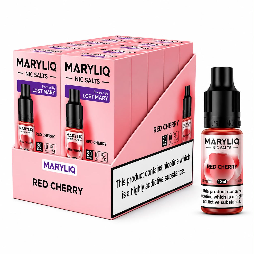 Lost Mary MaryLiq Nicotine Salt 10ml E-Liquid – Case of 10 Bottles