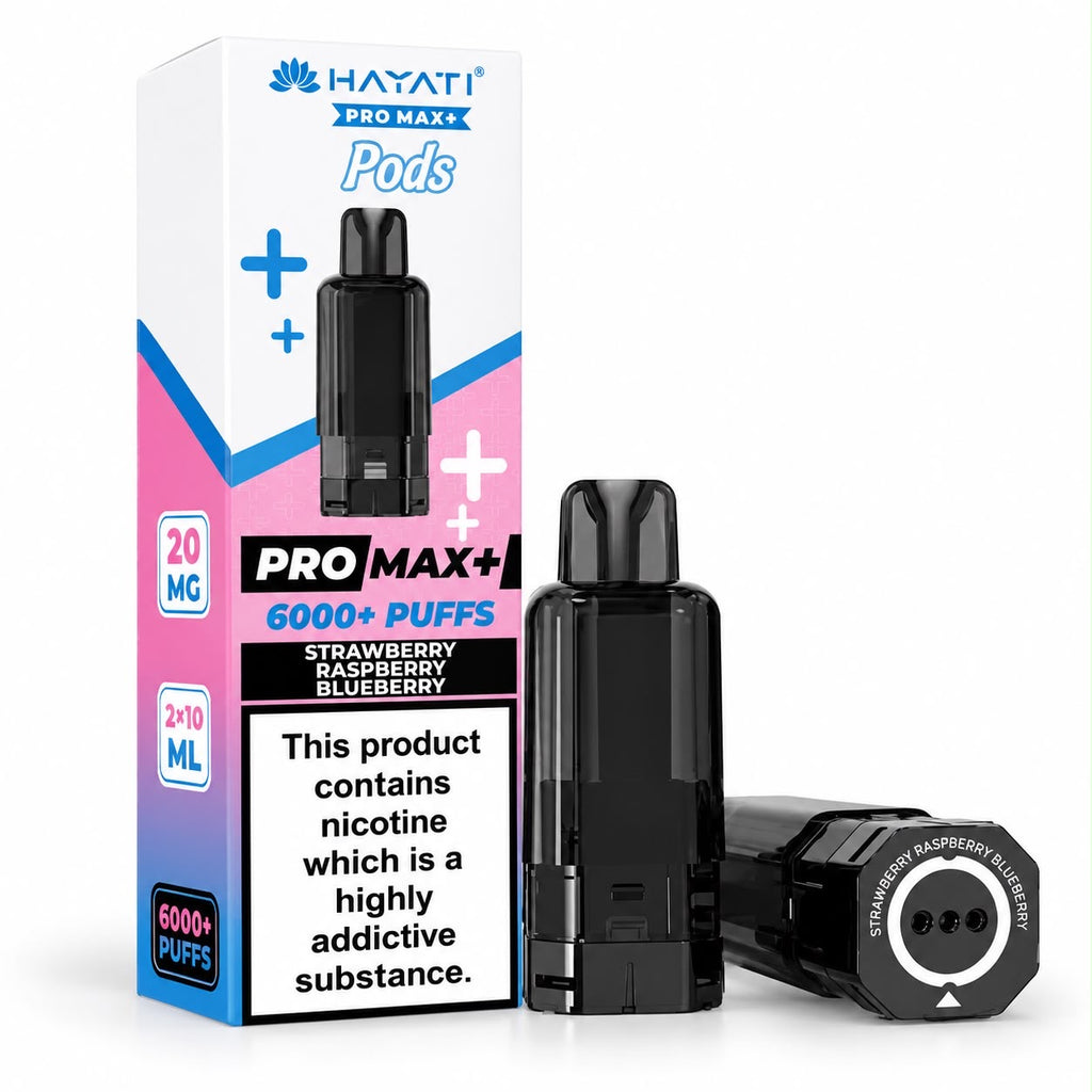 Hayati Pro Max Plus 6000 Puff Pods / Refills  – Pack of 5