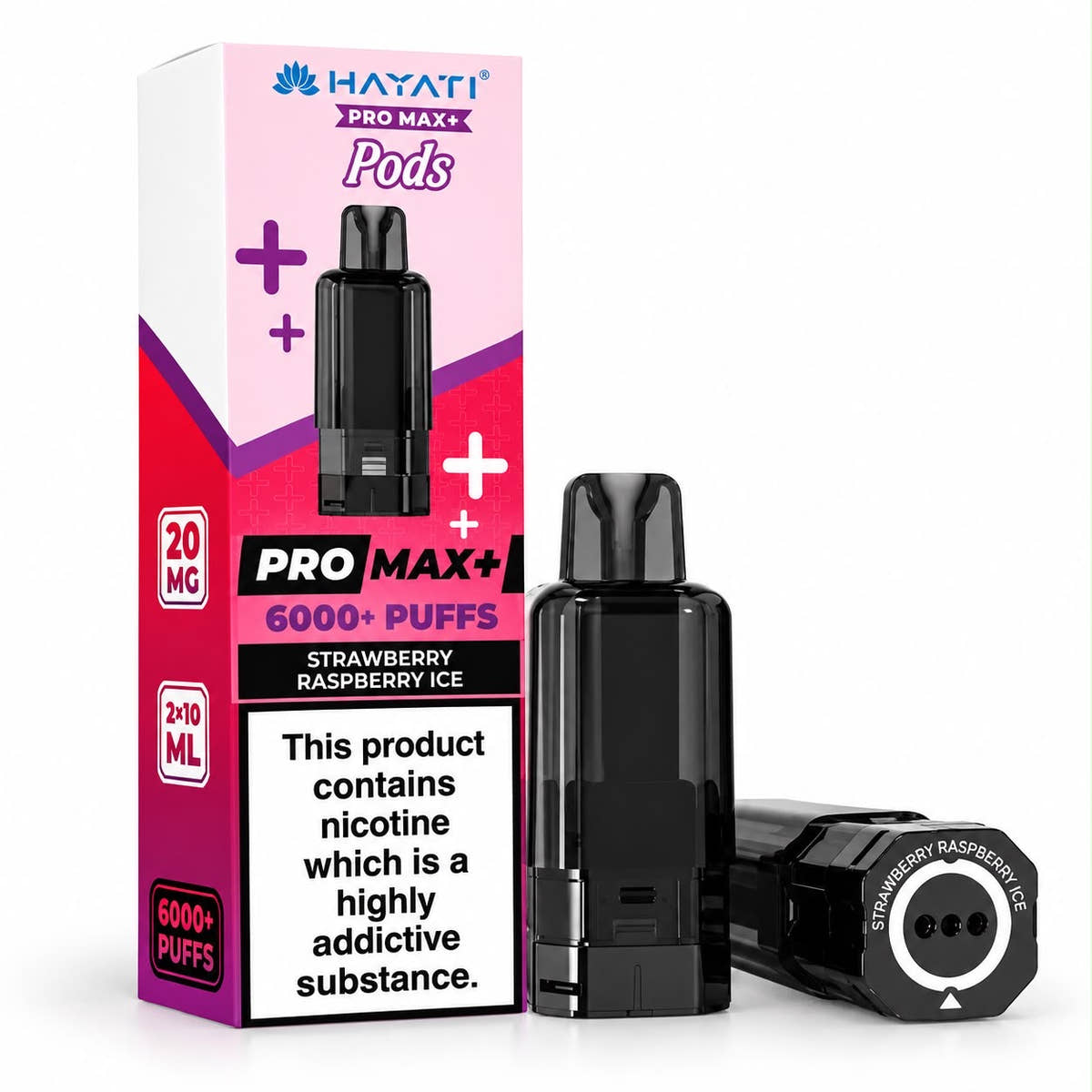 Hayati Pro Max Plus 6000 Puff Pods / Refills  – Pack of 5
