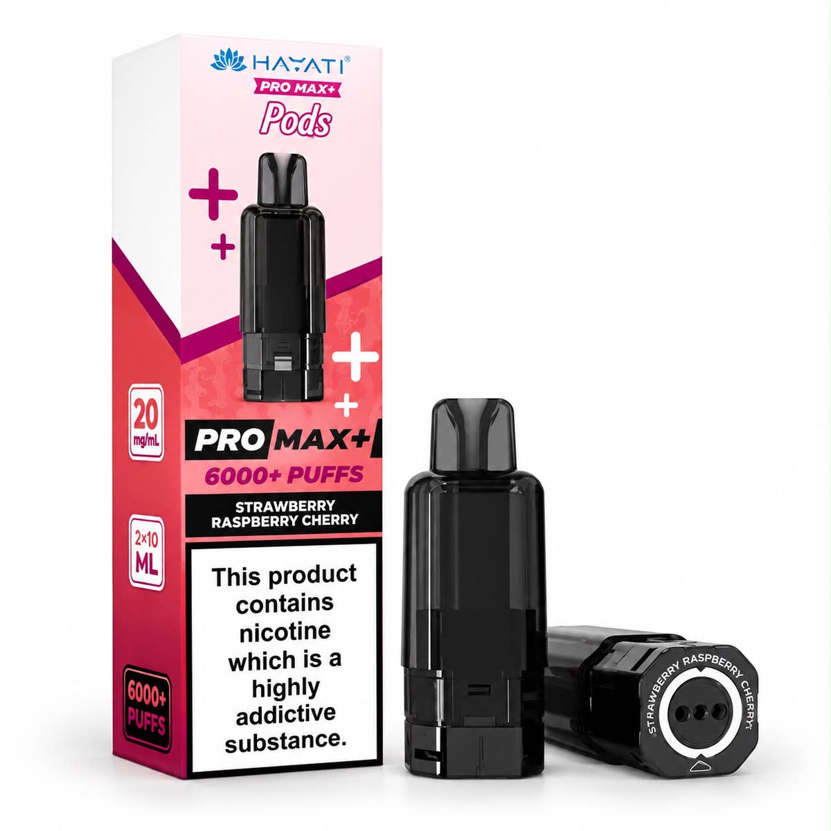 Hayati Pro Max Plus 6000 Puff Pods / Refills  – Pack of 5