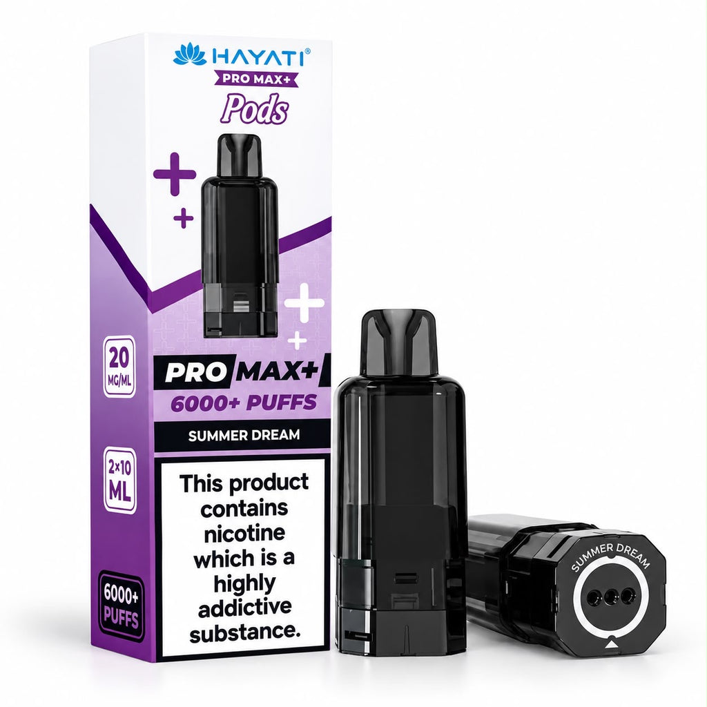 Hayati Pro Max Plus 6000 Puff Pods / Refills  – Pack of 5