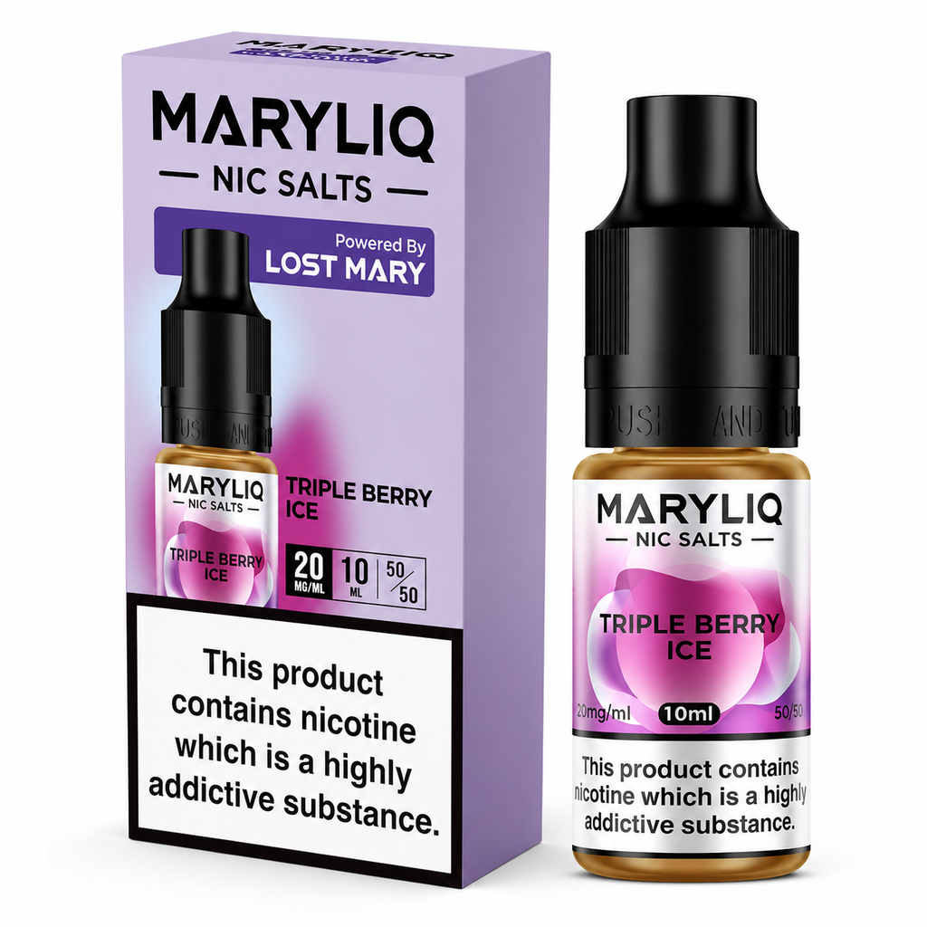 Lost Mary MaryLiq Nicotine Salt 10ml E-Liquid – Case of 10 Bottles