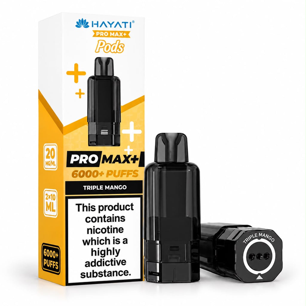 Hayati Pro Max Plus 6000 Puff Pods / Refills  – Pack of 5