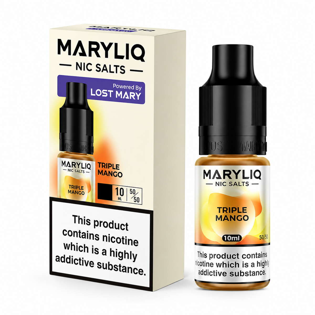 Lost Mary MaryLiq Nicotine Salt 10ml E-Liquid – Case of 10 Bottles