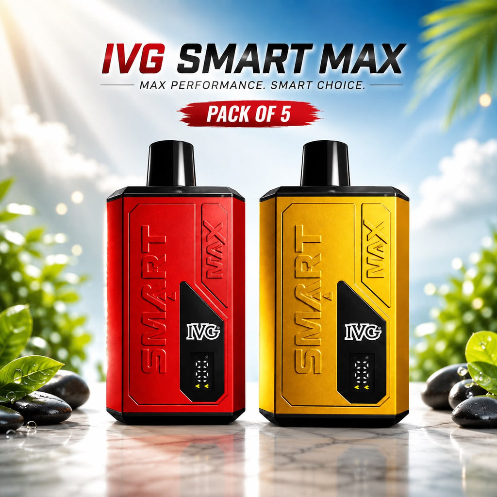 IVG Smart Max 10000 Puff Prefilled Rechargeable Vape Kit – Case of 5