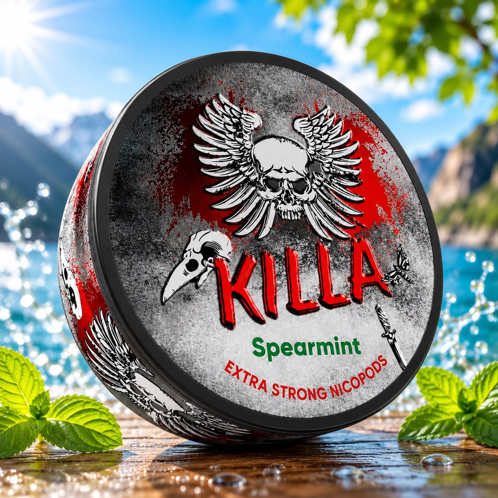 Killa Extra Strong Nicotine Pouches – Multipack of 10 Cans
