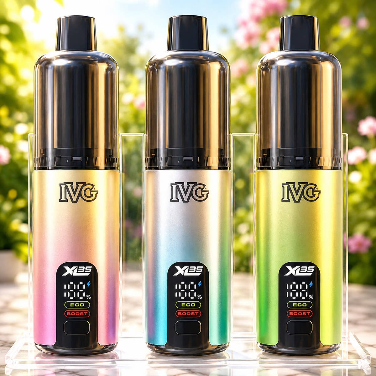 IVG XL 35000 Puff Prefilled Rechargeable Vape Kit – Box of 5 Devices