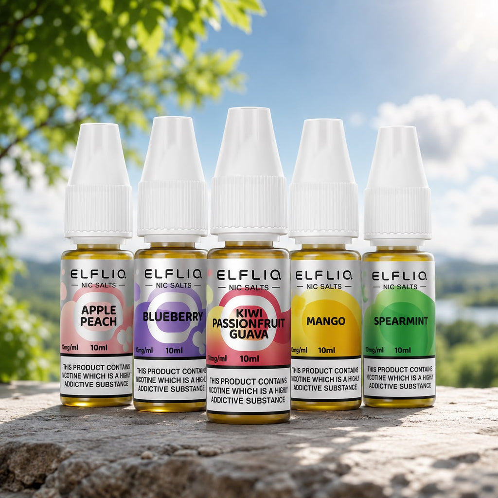 Elf Bar Elfliq Nicotine Salt 10ml E-Liquid – Case of 10 Bottles