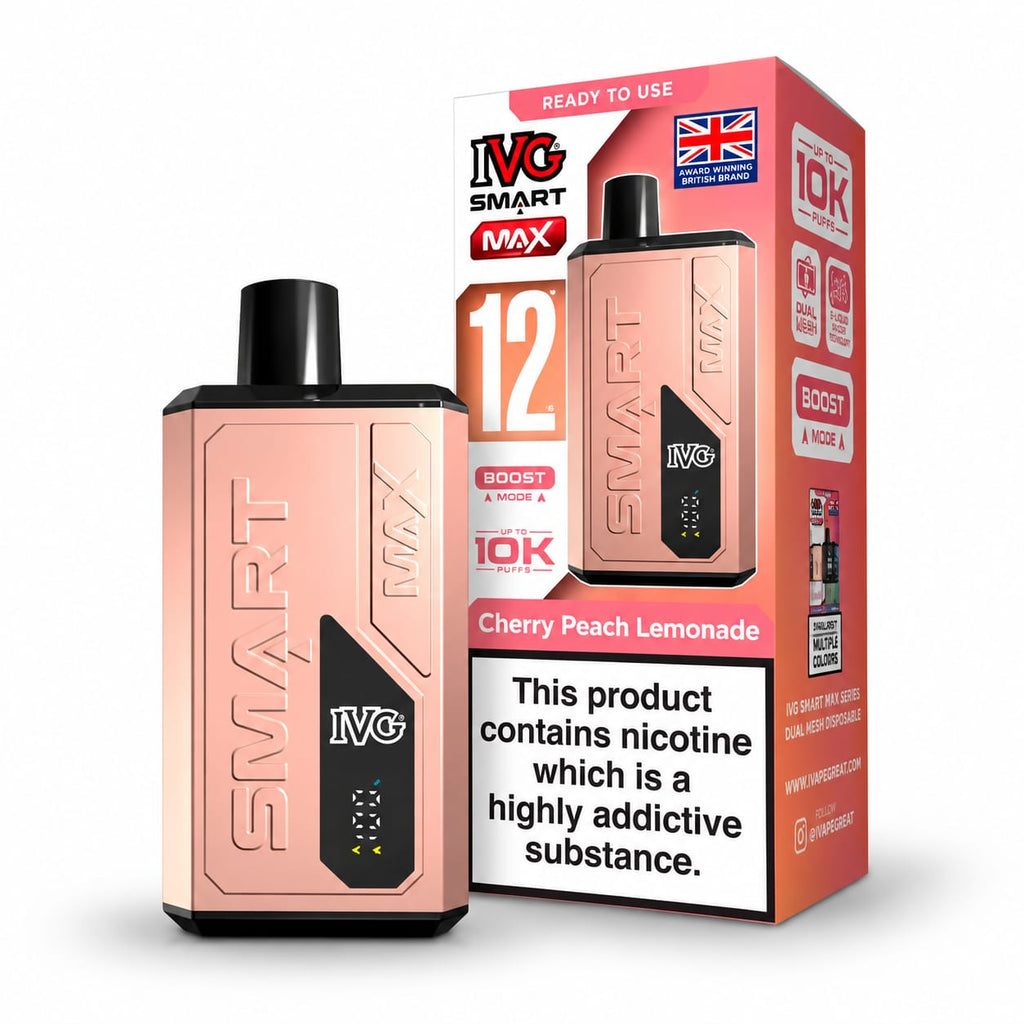 IVG Smart Max 10000 Puff Prefilled Rechargeable Vape Kit – Case of 5