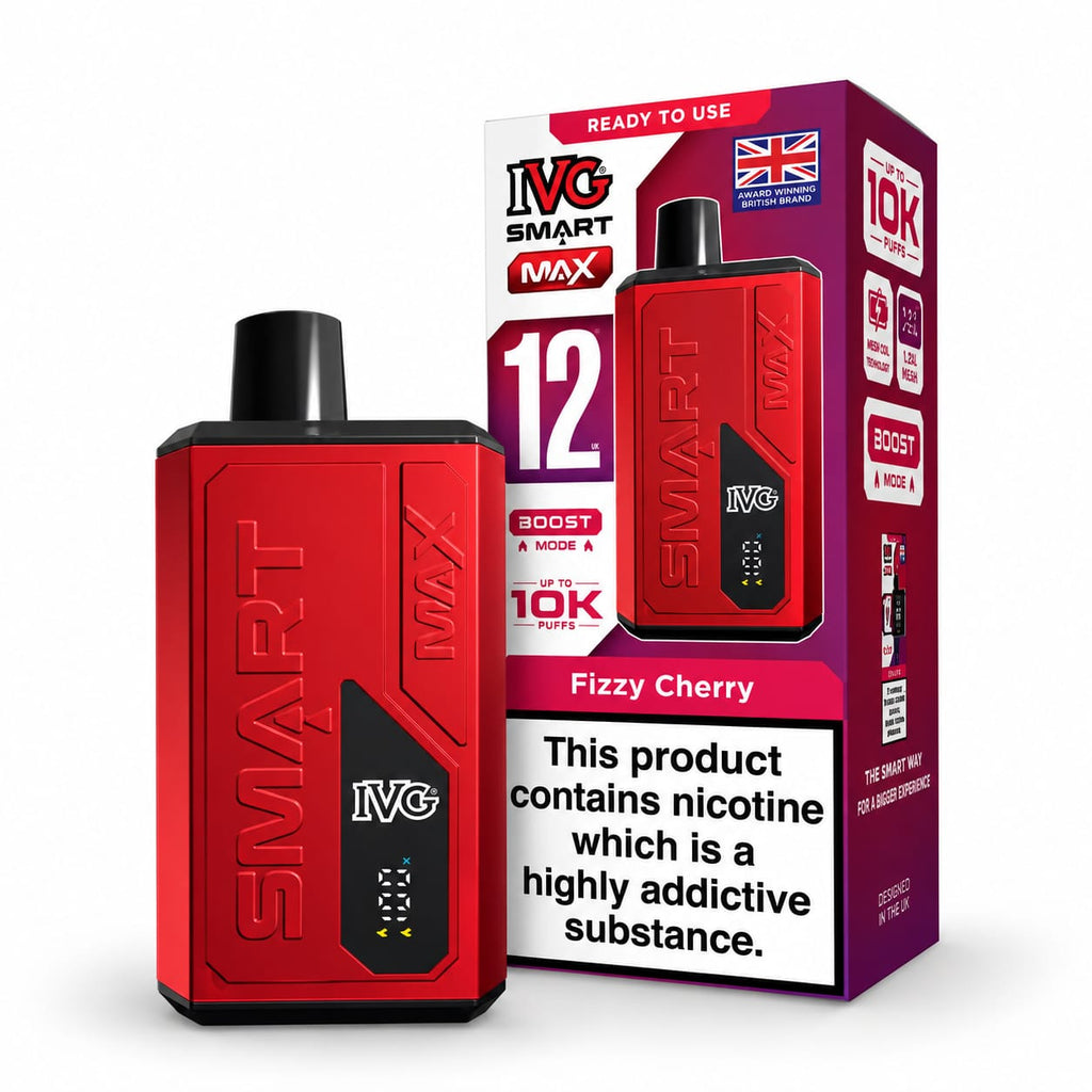 IVG Smart Max 10000 Puff Prefilled Rechargeable Vape Kit – Case of 5