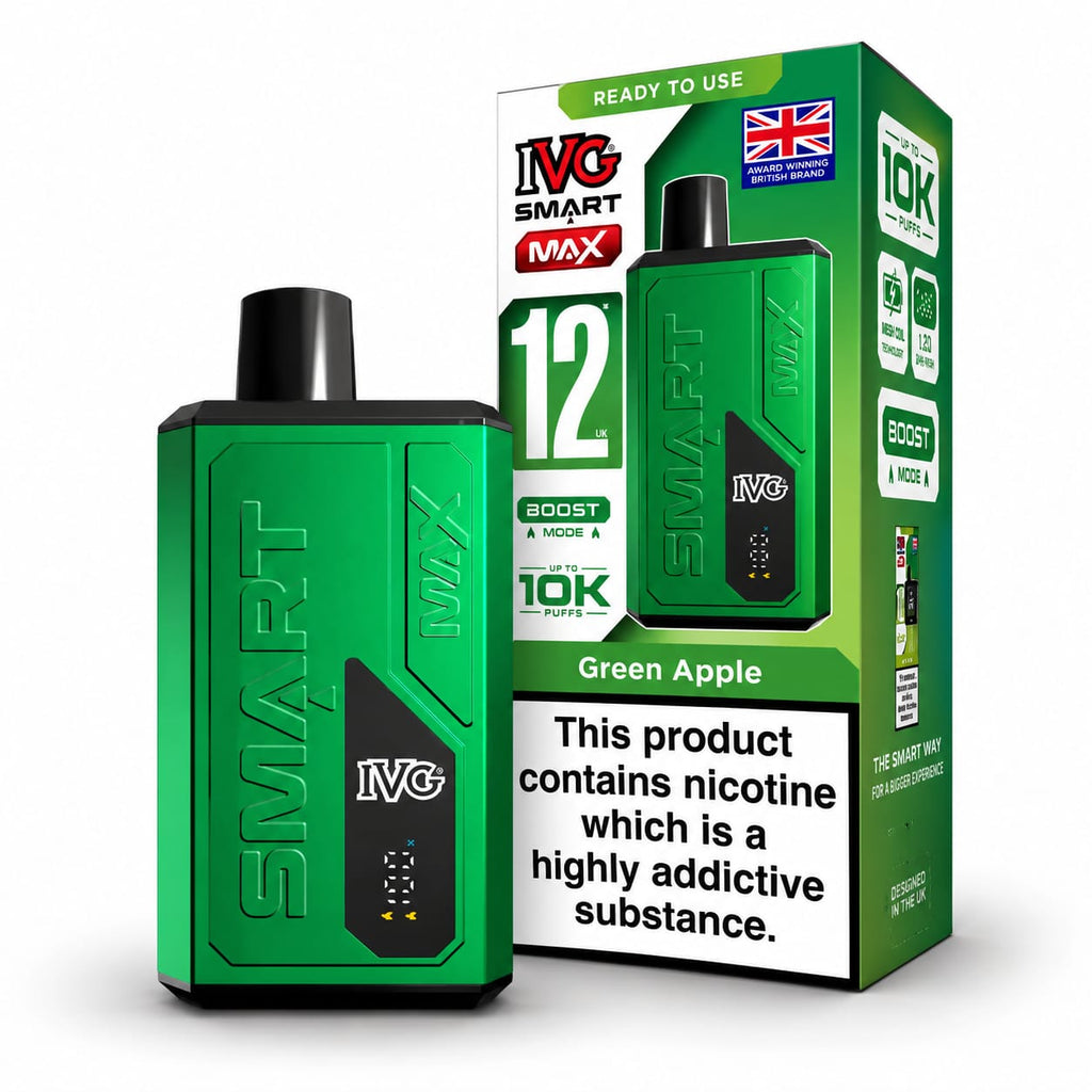 IVG Smart Max 10000 Puff Prefilled Rechargeable Vape Kit – Case of 5