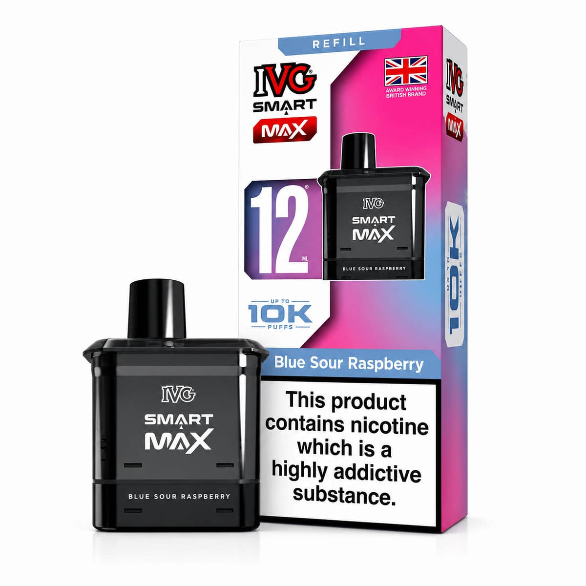 IVG Smart Max 10000 Puff Prefilled Replacement Refills/Pods – Pack of 5