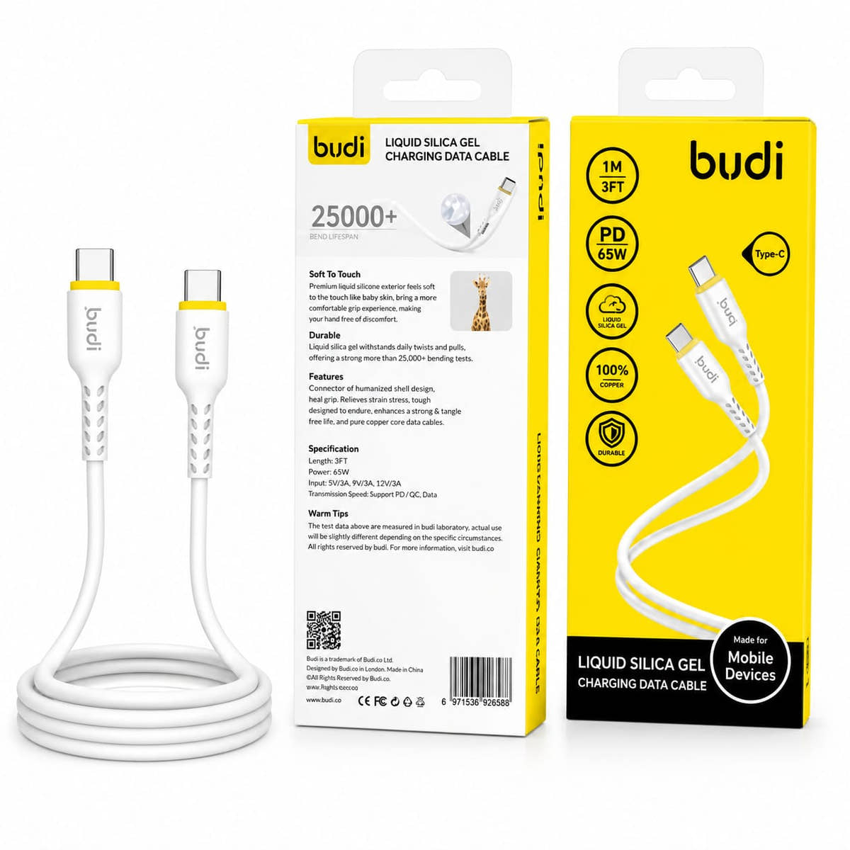 Budi Fast-Charging USB Cables for Vape Devices and Mobile Phones