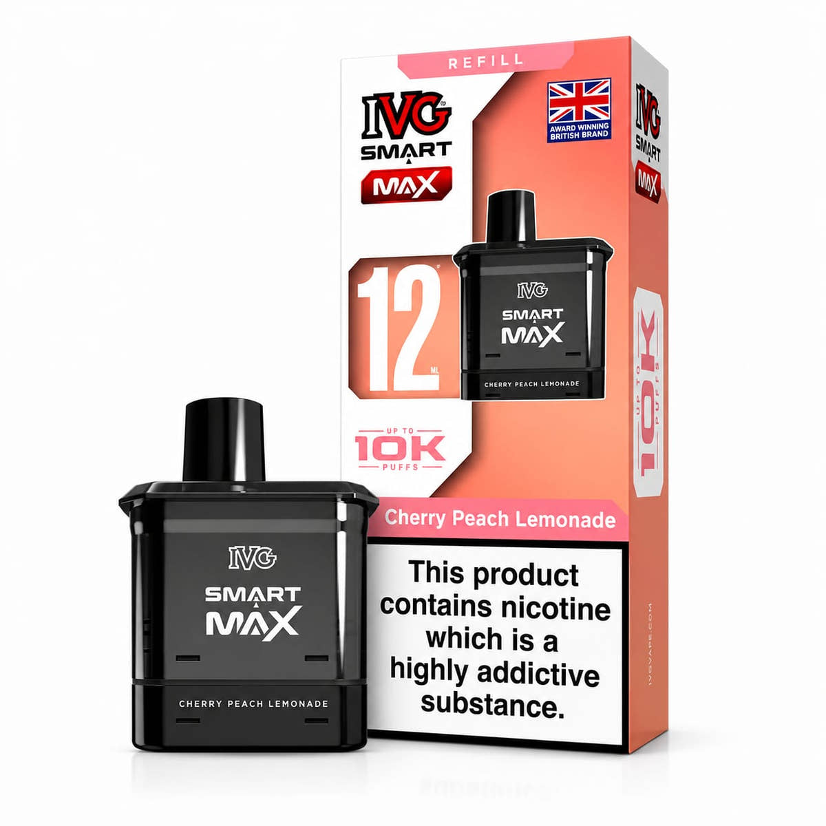 IVG Smart Max 10000 Puff Prefilled Replacement Refills/Pods – Pack of 5