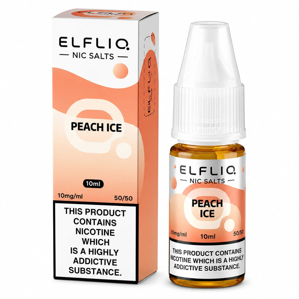Elf Bar Elfliq Nicotine Salt 10ml E-Liquid – Case of 10 Bottles